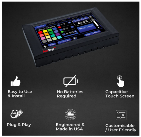 T1N 2001-2006 Sprinter Van ScanGauge 3 Monitor System | Scan Tool - Image 13