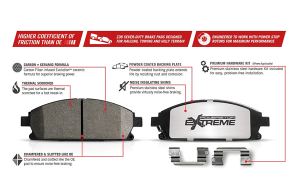 T1N 2001-2006 Sprinter Van Carbon-Fiber Ceramic Front Brake Pads - Image 3